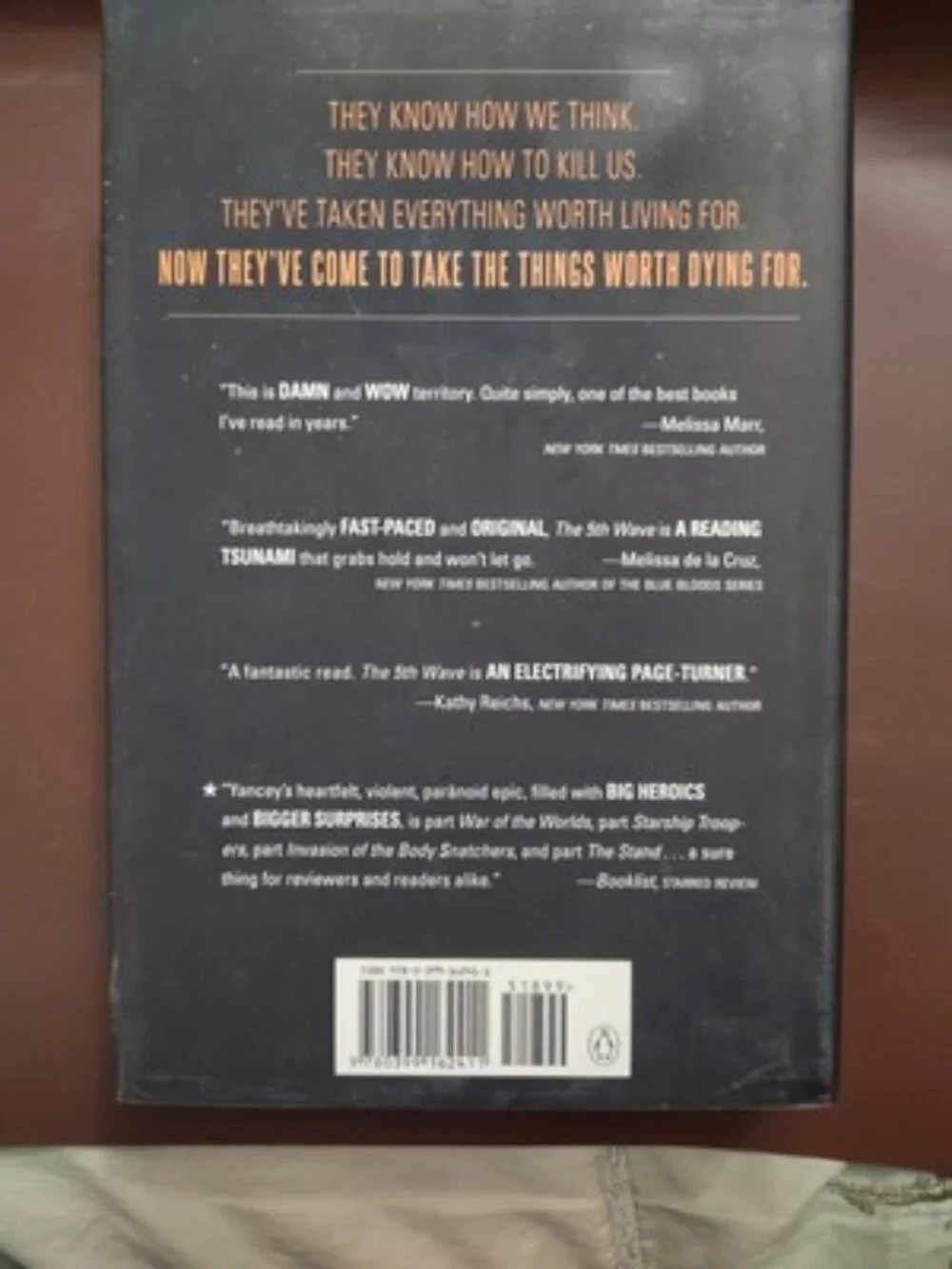 The 5th Wave-Rick Yancey (2013, HC) 1st/1st extraterrestrial aliens Book #1